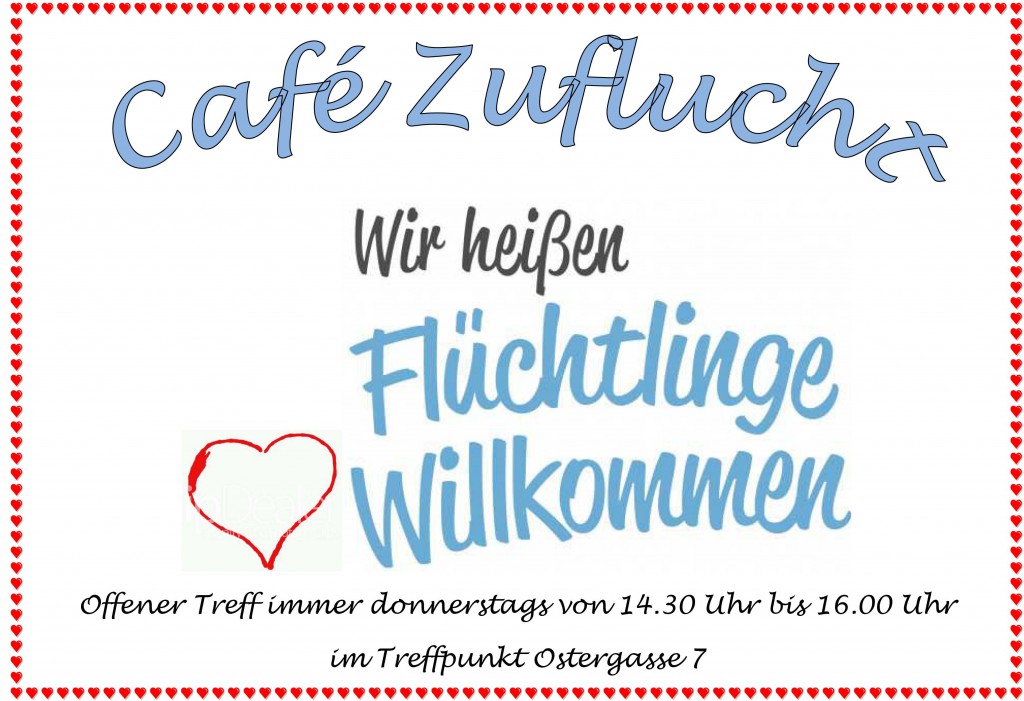 Plakat Café Zuflucht