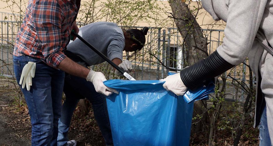 Gemeinsam für eine saubere Stadt: Zweite Putzaktion des AK Asyl am 1. April